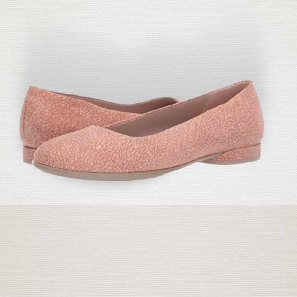 ECCO ANINE MUTED CLAY ROSATO BALLERINA FLATS